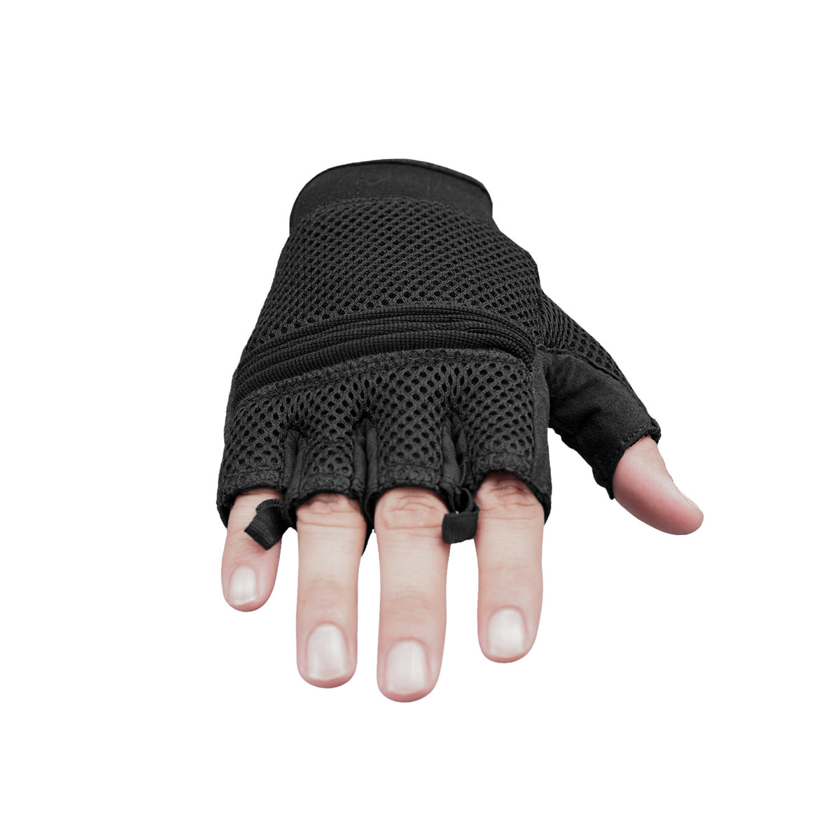 BSM3311 Synthetic Leather/ Mesh Fingerless Glove