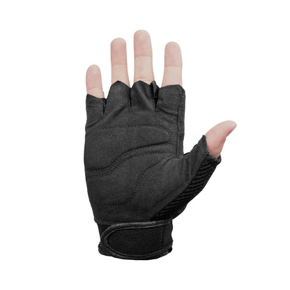 BSM3311 Synthetic Leather/ Mesh Fingerless Glove