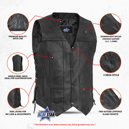 BSM1509 Men's Ten Pocket Utility Vest