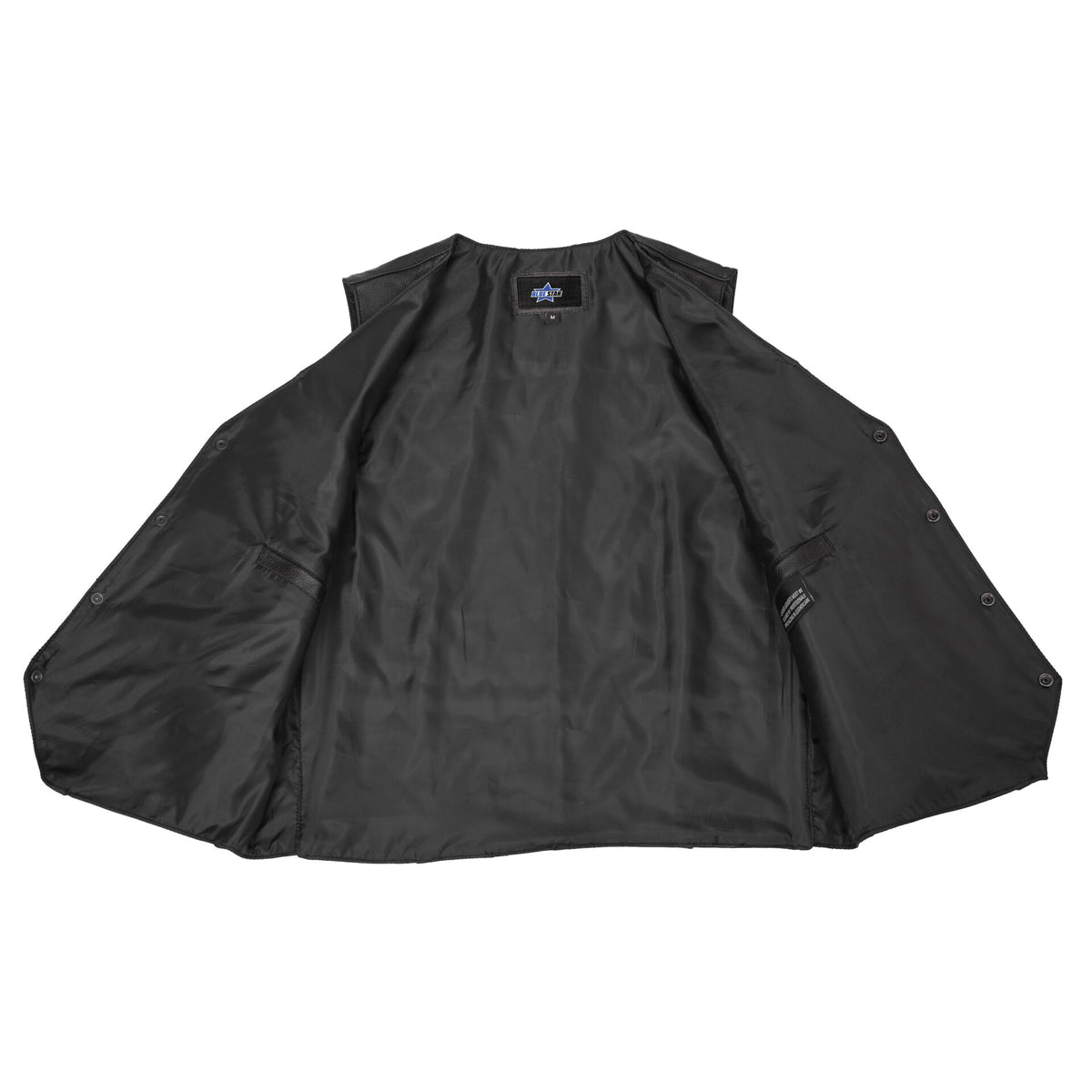 BSM1516 Men's Plain Side Economy Vest