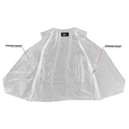 BSM1516 Men's Plain Side Economy Vest