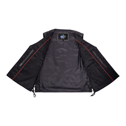 BSM1530 Men's Gray Single Back Panel Concealed Carry Vest