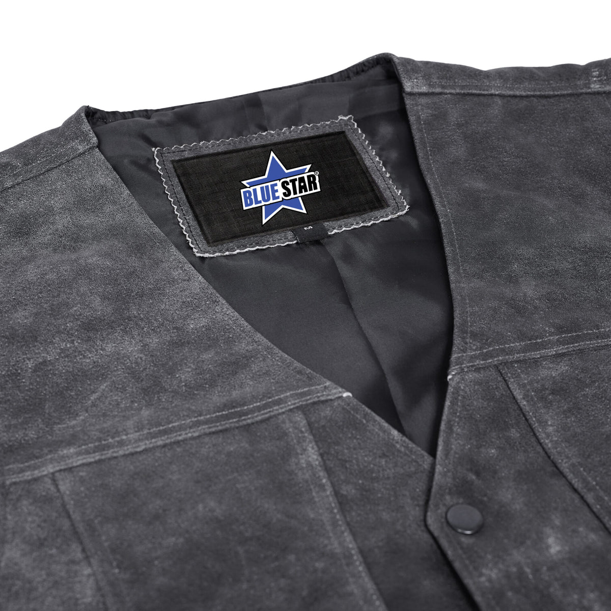 BSM1530 Men's Gray Single Back Panel Concealed Carry Vest