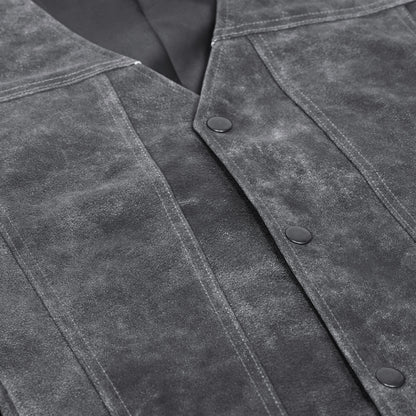 BSM1530 Men's Gray Single Back Panel Concealed Carry Vest