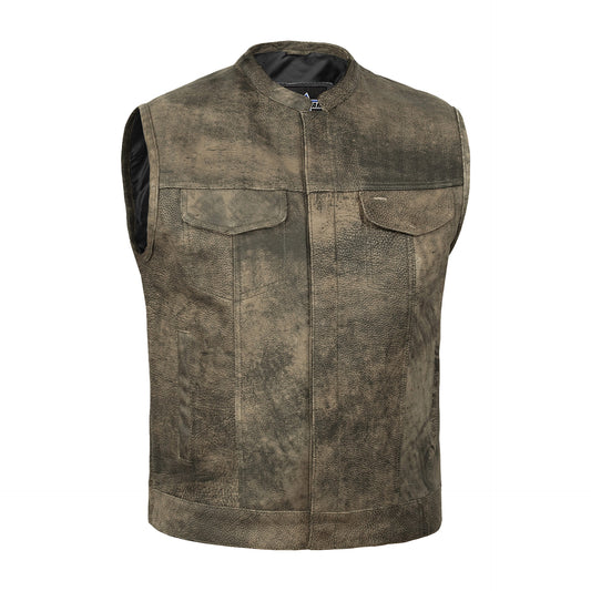 BSM1535 Men's Conceal Carry Antique Brown Vest