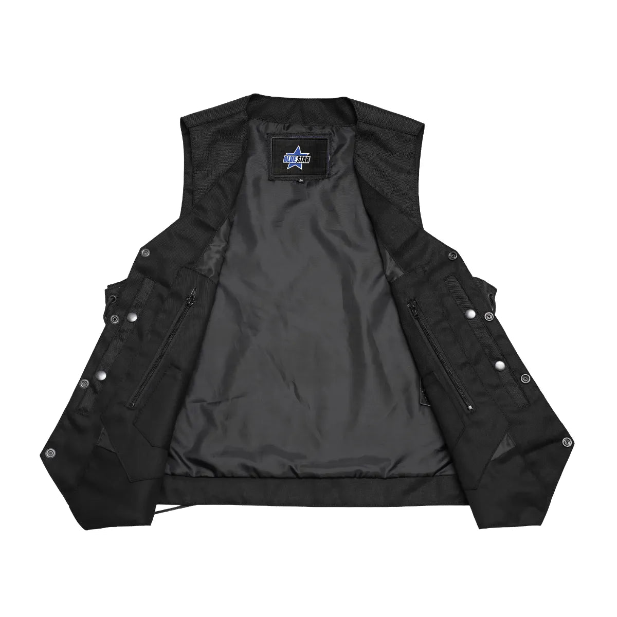 BSM1529 Men's Textile Ten Pocket Utility Vest
