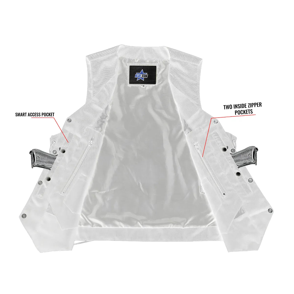 BSM1529 Men's Textile Ten Pocket Utility Vest