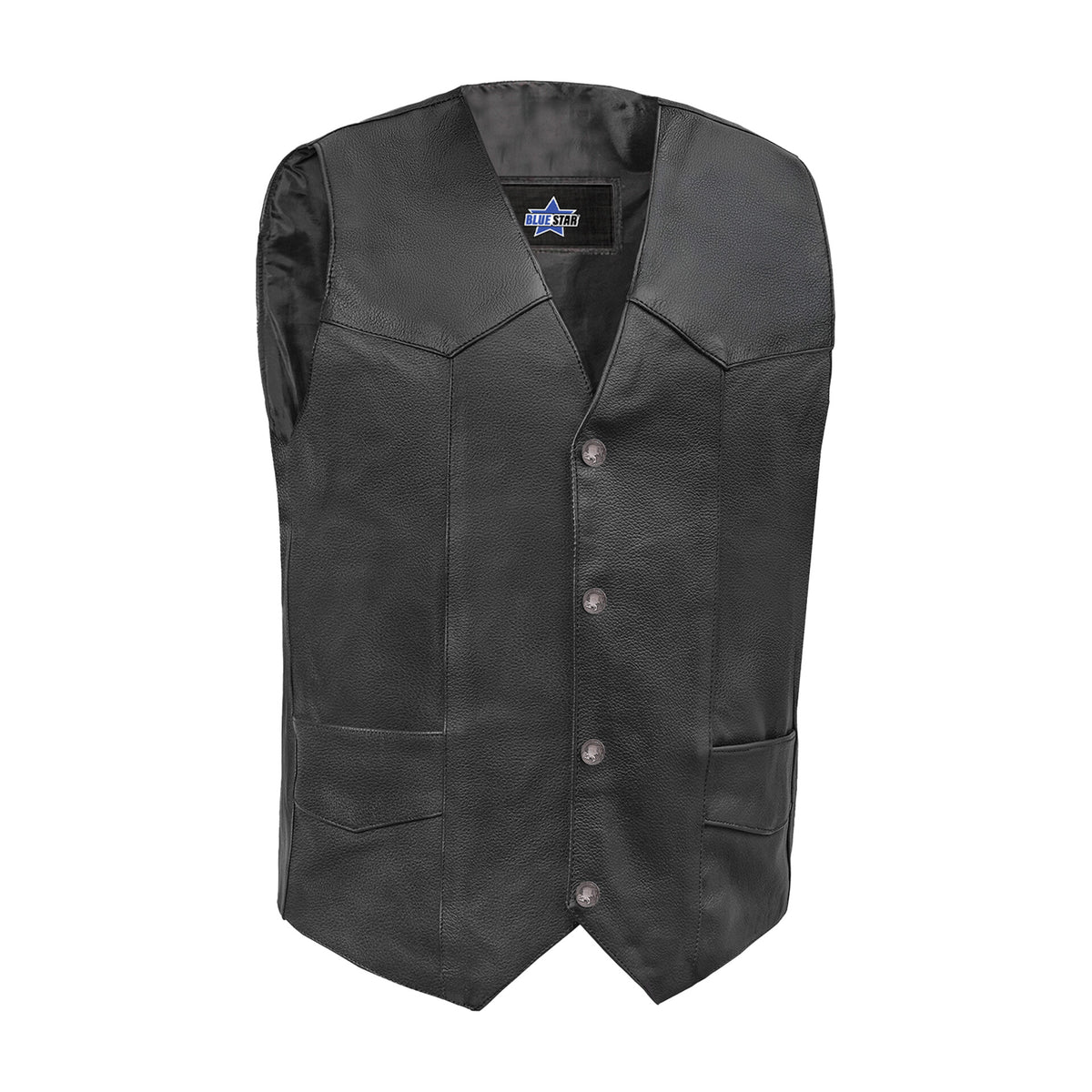 BSM1546 Advance Men's Buffalo Nickel Head Snap Vest