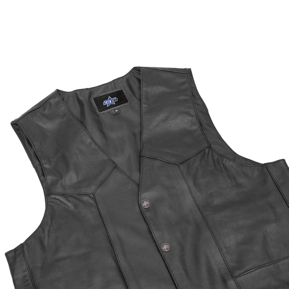 BSM1546 Advance Men's Buffalo Nickel Head Snap Vest
