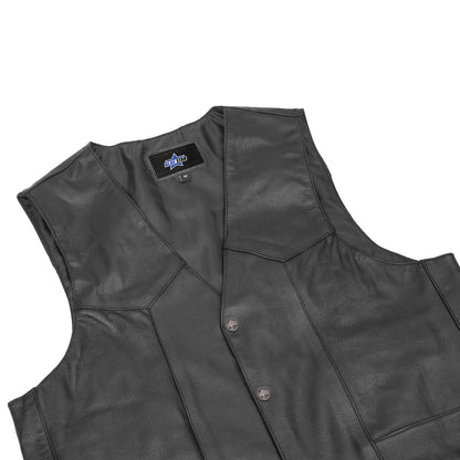 BSM1546 Advance Men's Buffalo Nickel Head Snap Vest