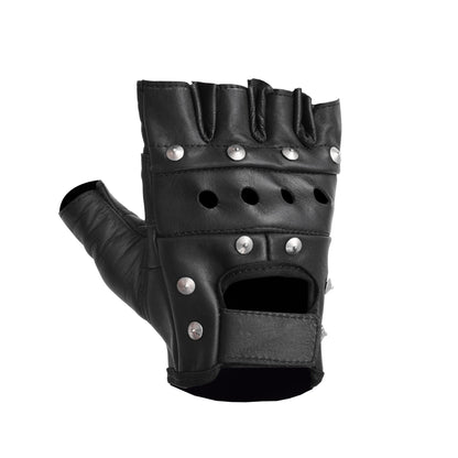 BSM4661 Road Rebel Fingerless Motorcycle Gloves