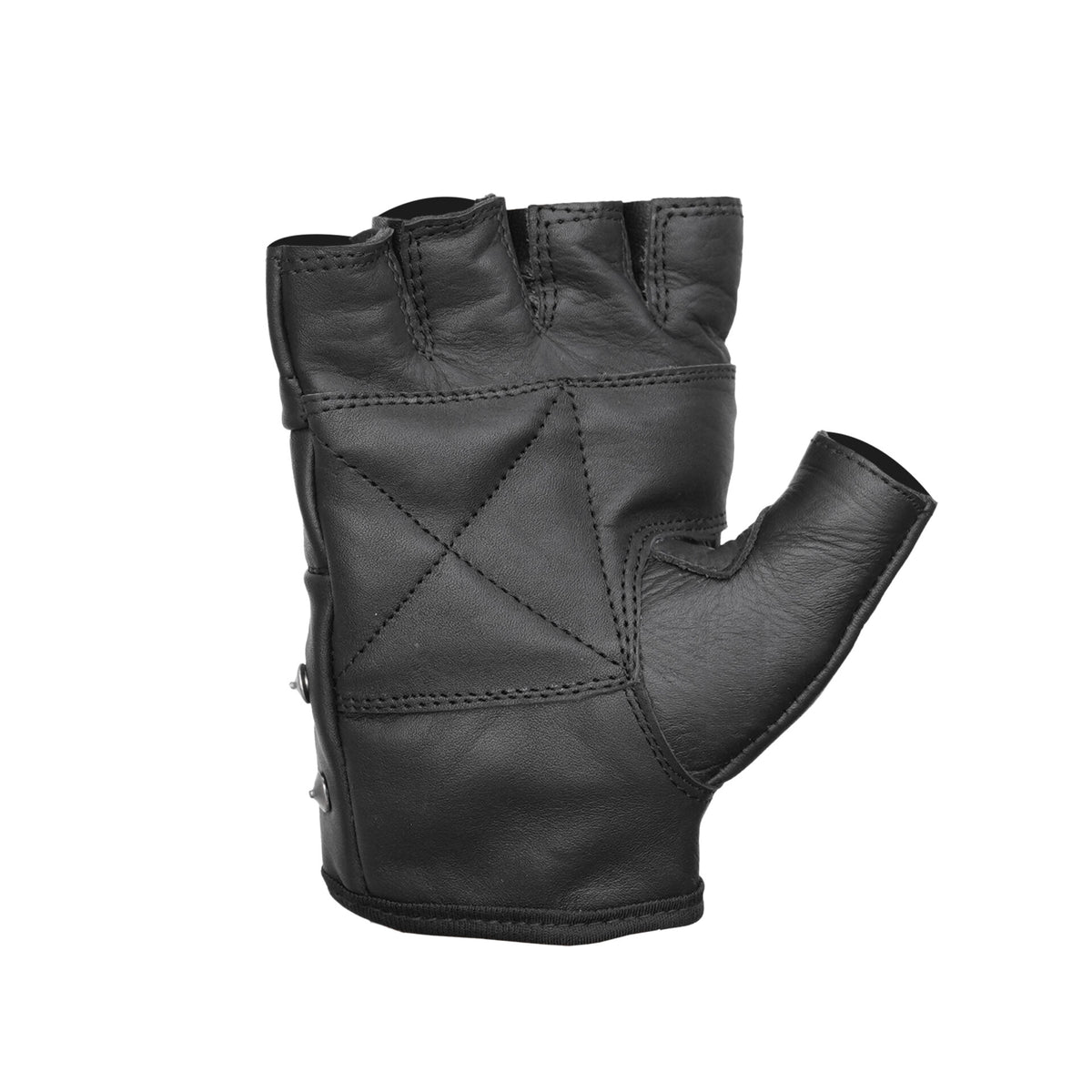 BSM4661 Road Rebel Fingerless Motorcycle Gloves