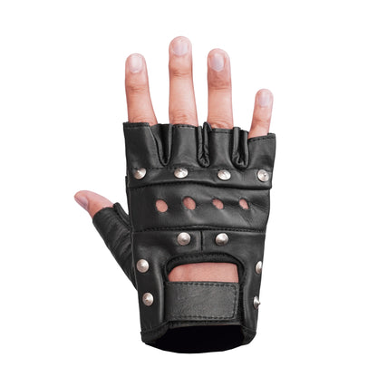 BSM4661 Road Rebel Fingerless Motorcycle Gloves