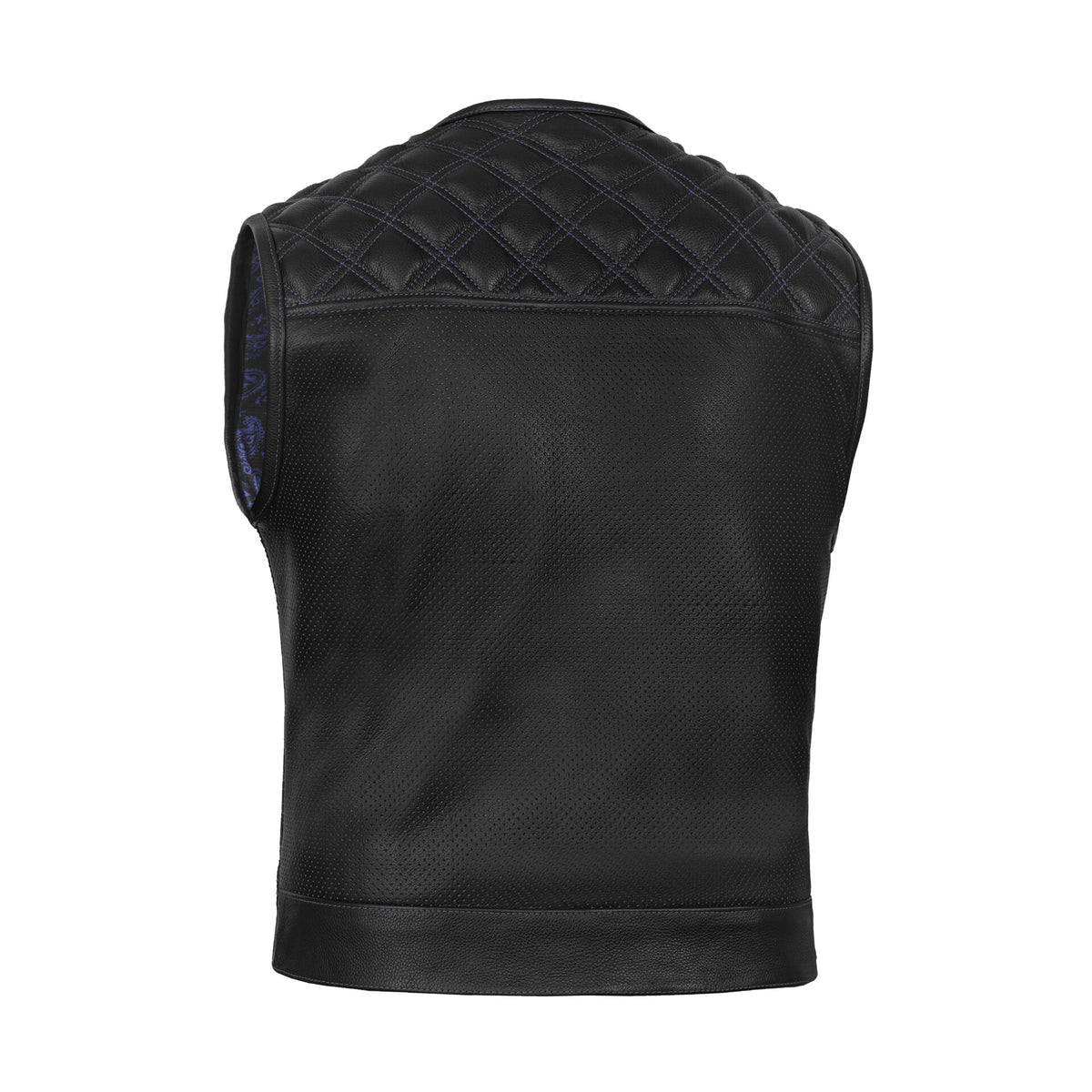 BSM5041 Mile Crusher Men’s Motorcycle Leather Vest
