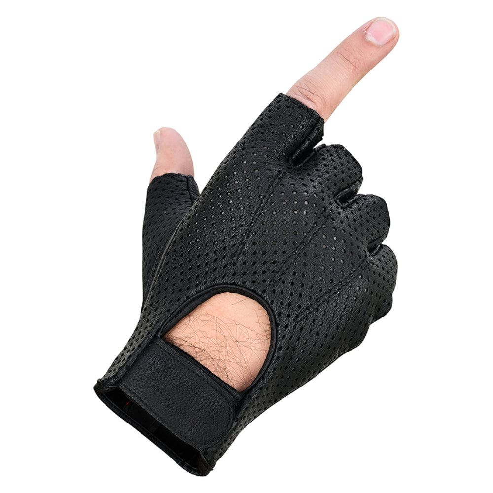 BSM3320 Perforated Fingerless Glove