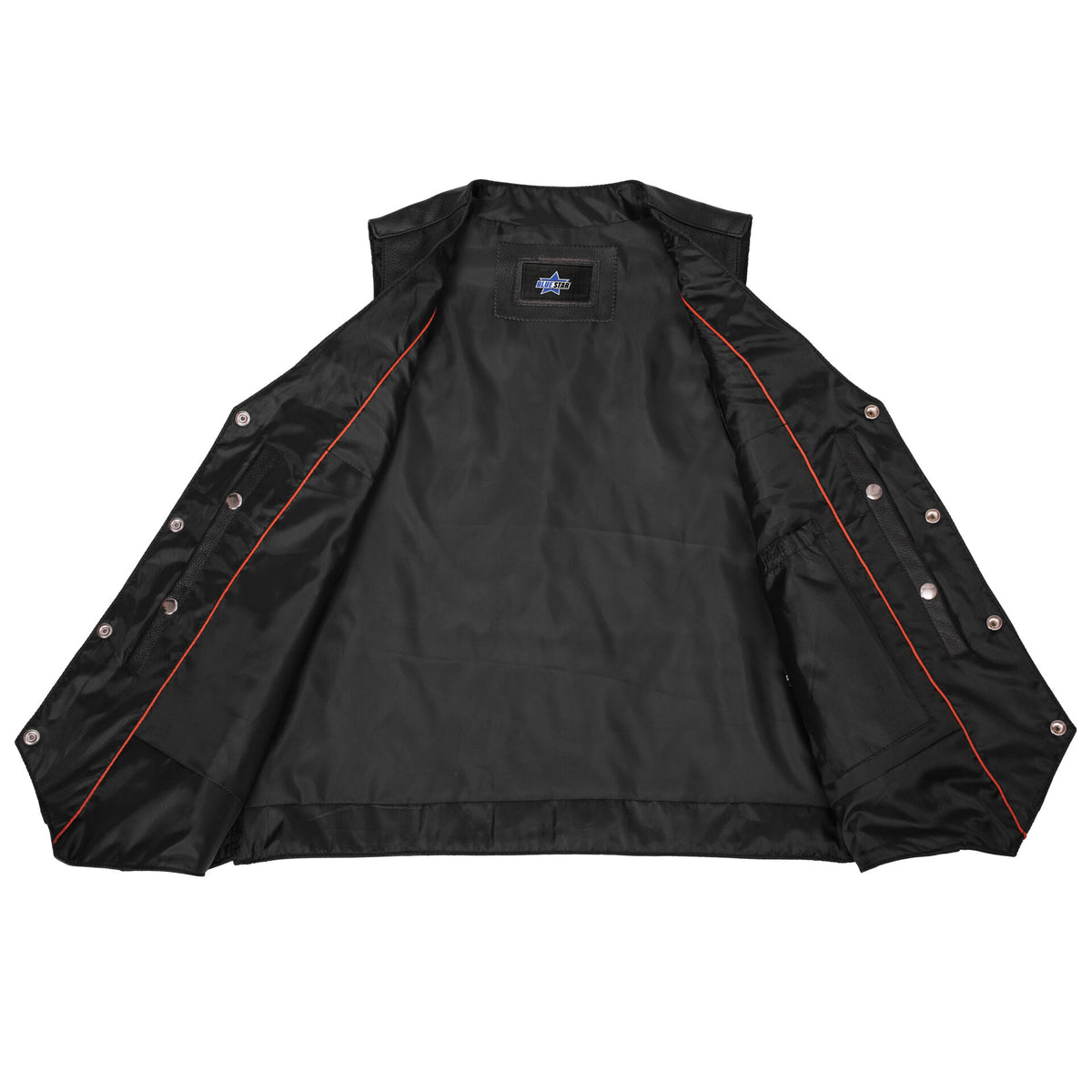 BSM1526 Men's Single Back Panel Concealed Carry Vest (Buffalo Nickel Sn