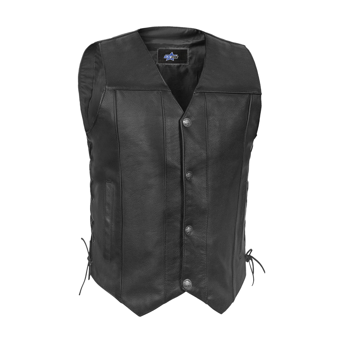 BSM1528 Men's Single Back Panel Concealed Carry Vest (Buffalo Nickel He