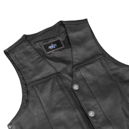 BSM1528 Men's Single Back Panel Concealed Carry Vest (Buffalo Nickel He