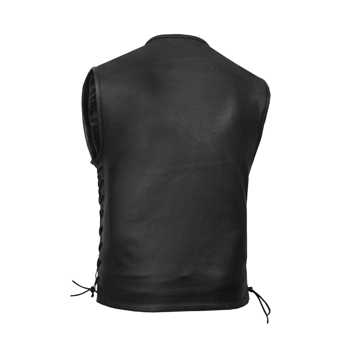 BSM1563 Men's Zipper Front Single Back Panel Concealed Carry Vest