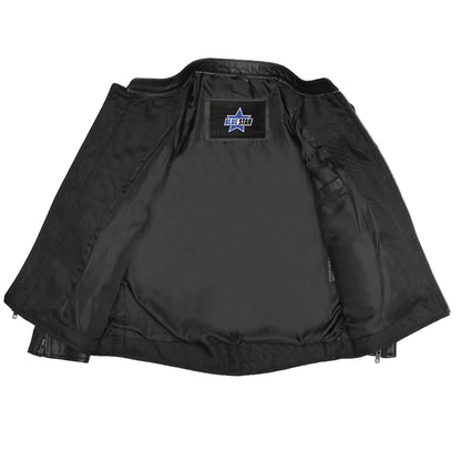 Striker Kids Leather Motorcycle Jacket