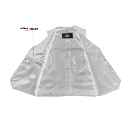 BSM2904 Kids Traditional Style Plain Side Vest