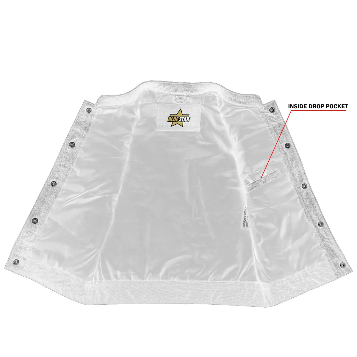 Street King Kids Motorcycle Leather Vest