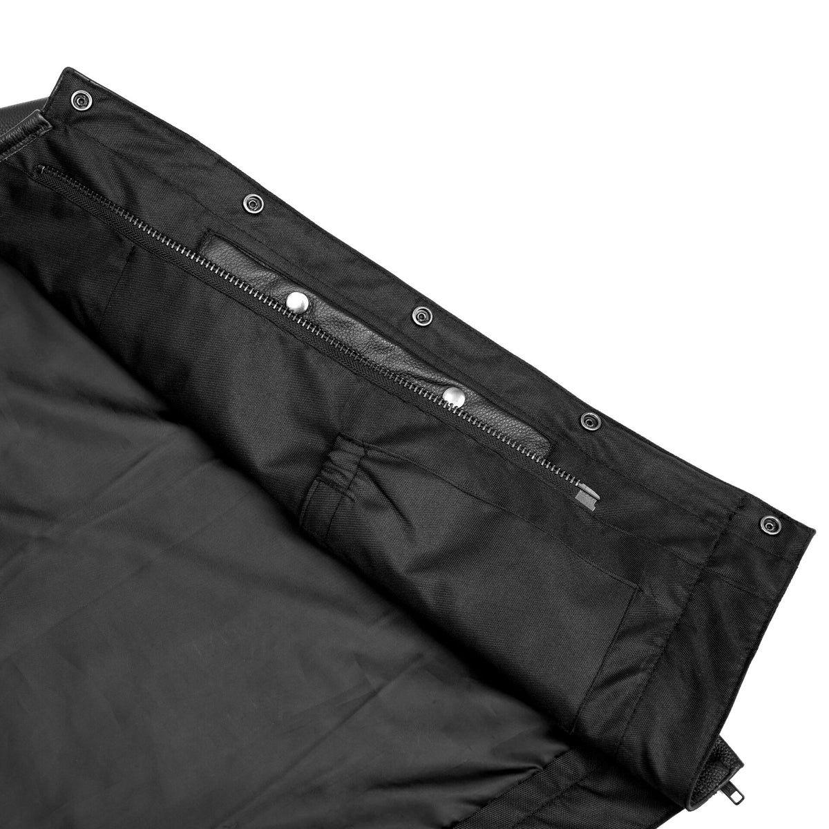 BSM1559 Upgraded Style Gun Pockets, Hidden #10" Black Metal Zipper, Sid