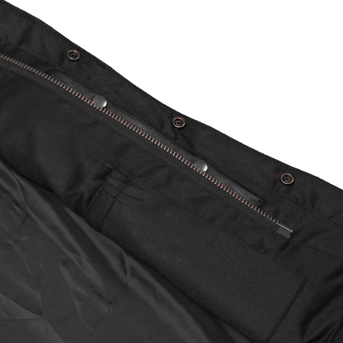 BSM1561 Upgraded Style Gun Pockets, Hidden 10" Gun Metal Zipper
