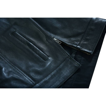 BSM4597 Concealed Snap Closure, Milled Cowhide, Without Collar & Hidde