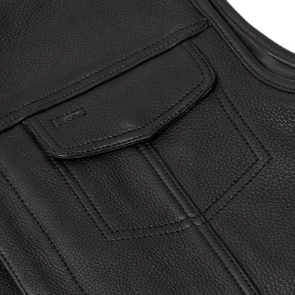 BSM4599 Upgraded Style Gun Pockets, Hidden Gun Metal Zipper, Bottom Sid