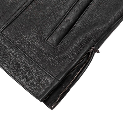 BSM4599 Upgraded Style Gun Pockets, Hidden Gun Metal Zipper, Bottom Sid