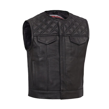 BSM5049 Nocturne Men’s Leather Motorcycle Vest