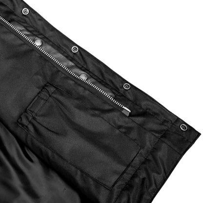 BSM4598 Upgraded Style Gun Pockets, Hidden 10 Gun Metal Zipper, Side