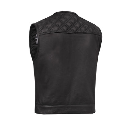 BSM5049 Nocturne Men’s Leather Motorcycle Vest
