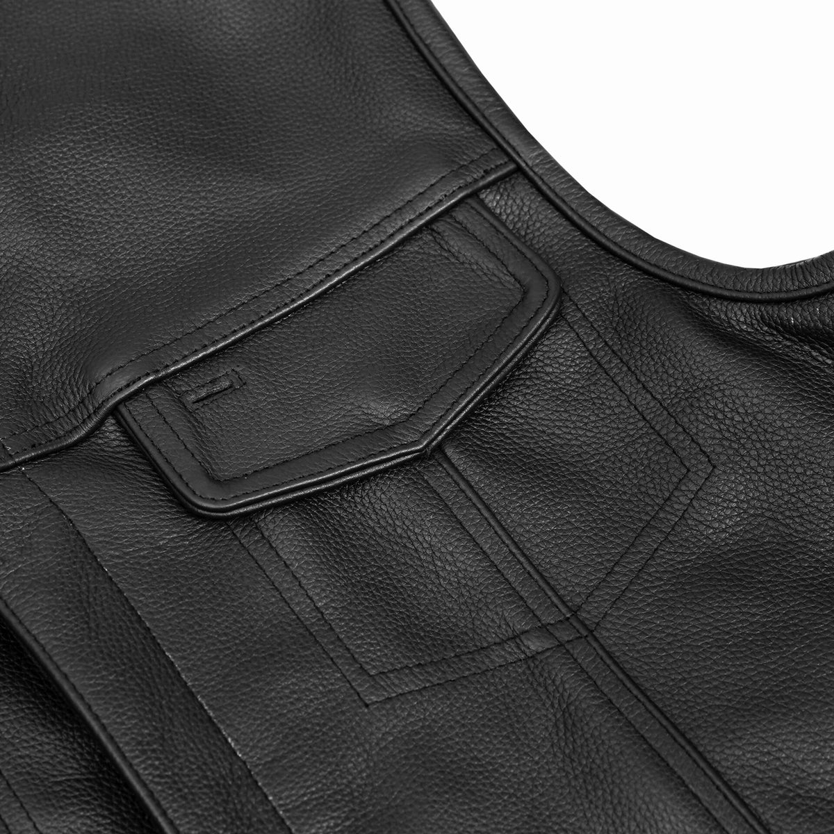 BSM4598 Upgraded Style Gun Pockets, Hidden 10 Gun Metal Zipper, Side