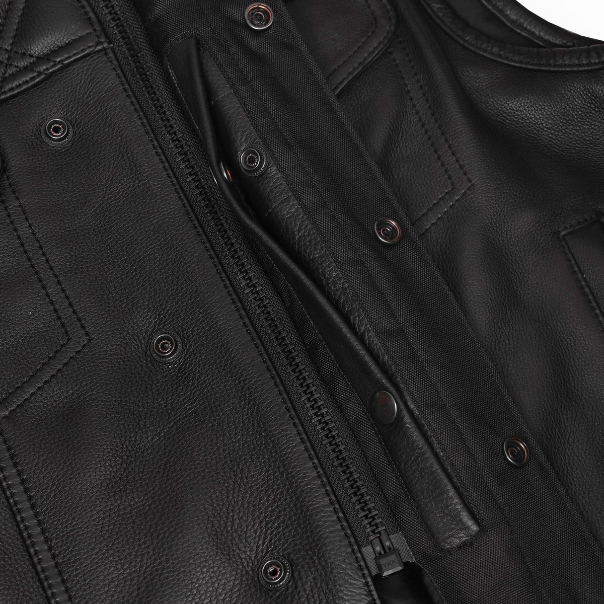 BSM5049 Nocturne Men’s Leather Motorcycle Vest