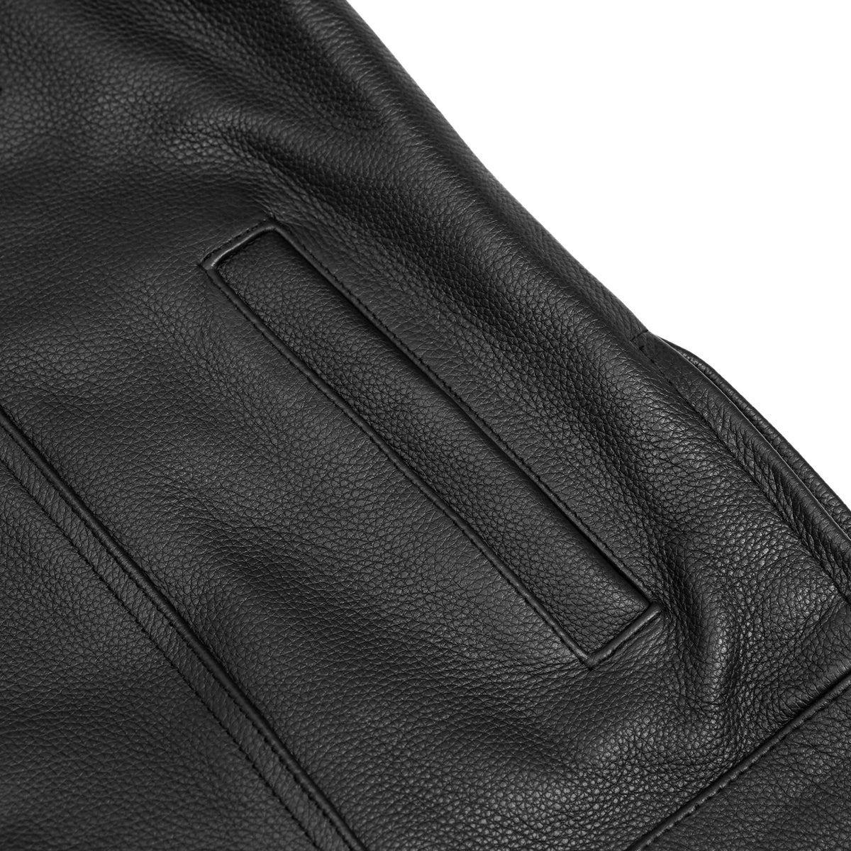 BSM4598 Upgraded Style Gun Pockets, Hidden 10 Gun Metal Zipper, Side