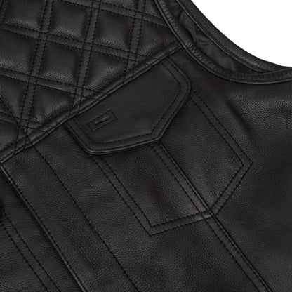 BSM5049 Nocturne Men’s Leather Motorcycle Vest