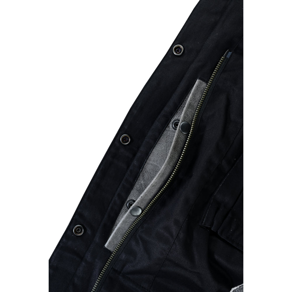 BSM1547 Concealed Snaps, Premium Naked Cowhide, Hidden Zipper, w/o Col