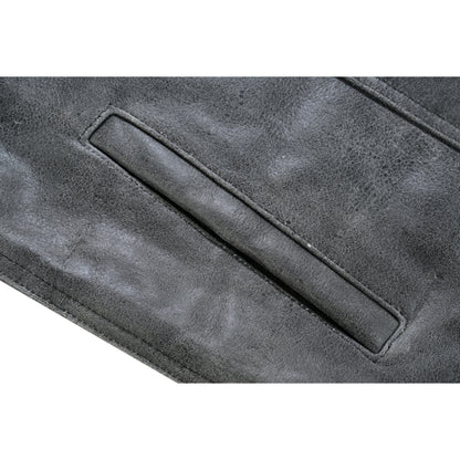 BSM1547 Concealed Snaps, Premium Naked Cowhide, Hidden Zipper, w/o Col