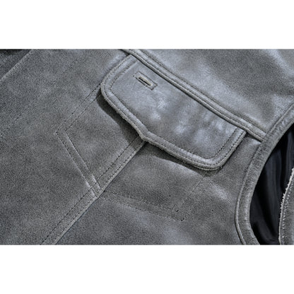 BSM1547 Concealed Snaps, Premium Naked Cowhide, Hidden Zipper, w/o Col
