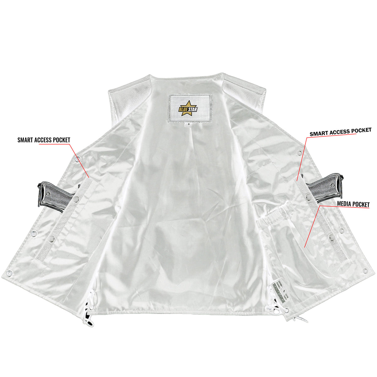 BSM2538 Her Miles Single Panel Concealment Vest