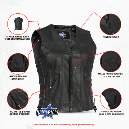 BSM2538 Her Miles Single Panel Concealment Vest