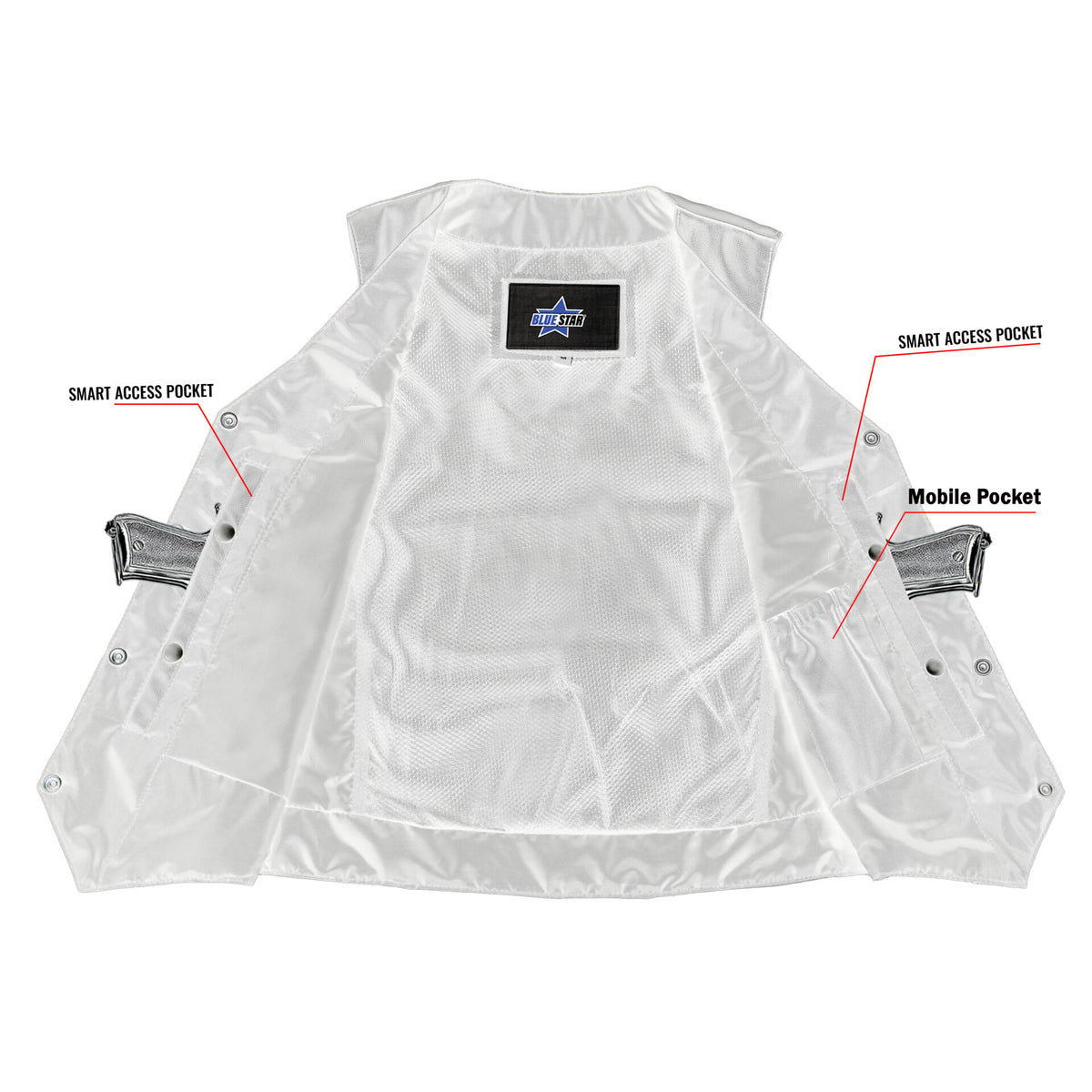 BSM2510 Women's Classic Plain Side Vest