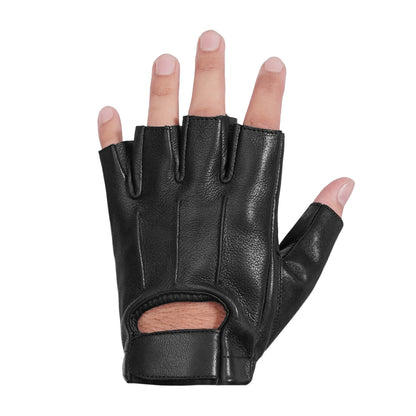 BSM3352 Men's Hardy Deer Skin Fingerless Glove