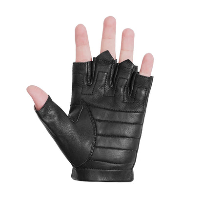 BSM3352 Men's Hardy Deer Skin Fingerless Glove