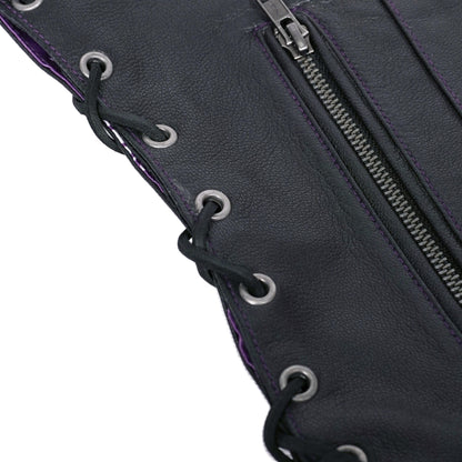 BSM2502 Miss Miles - Purple Paisley
