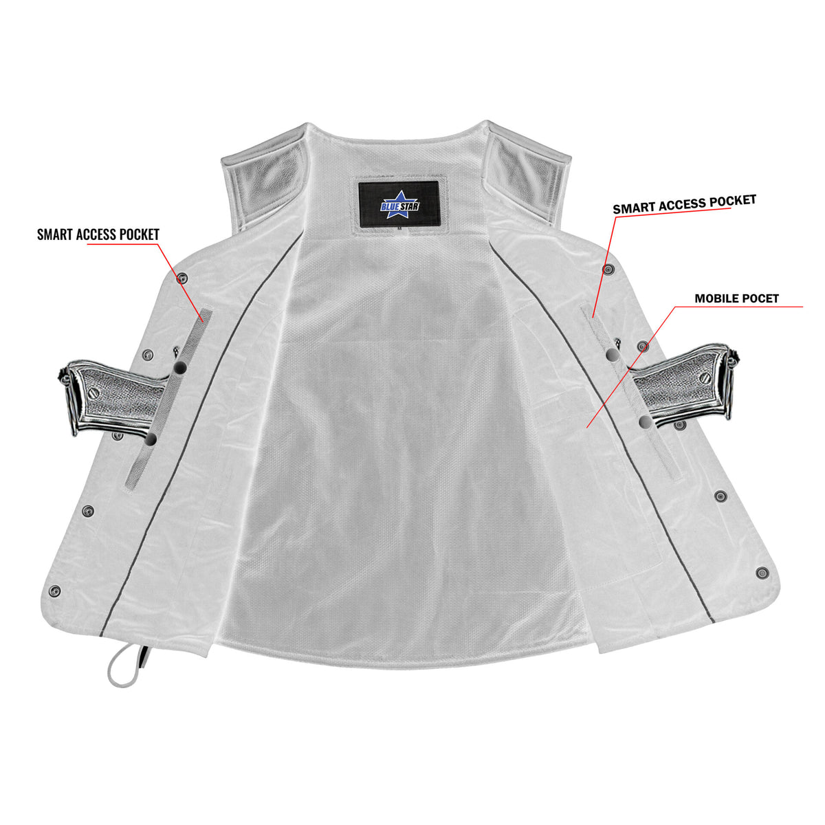 BSM2531 Women's Premium Classy Longer Body 3/4 Vest