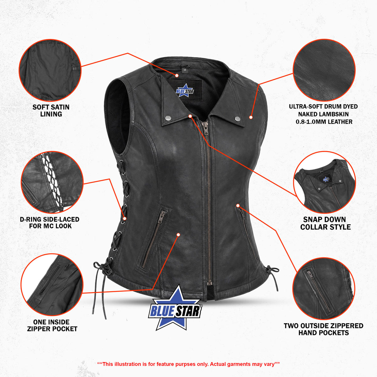 BSM2515 Women's Fashionable Lightweight Vest