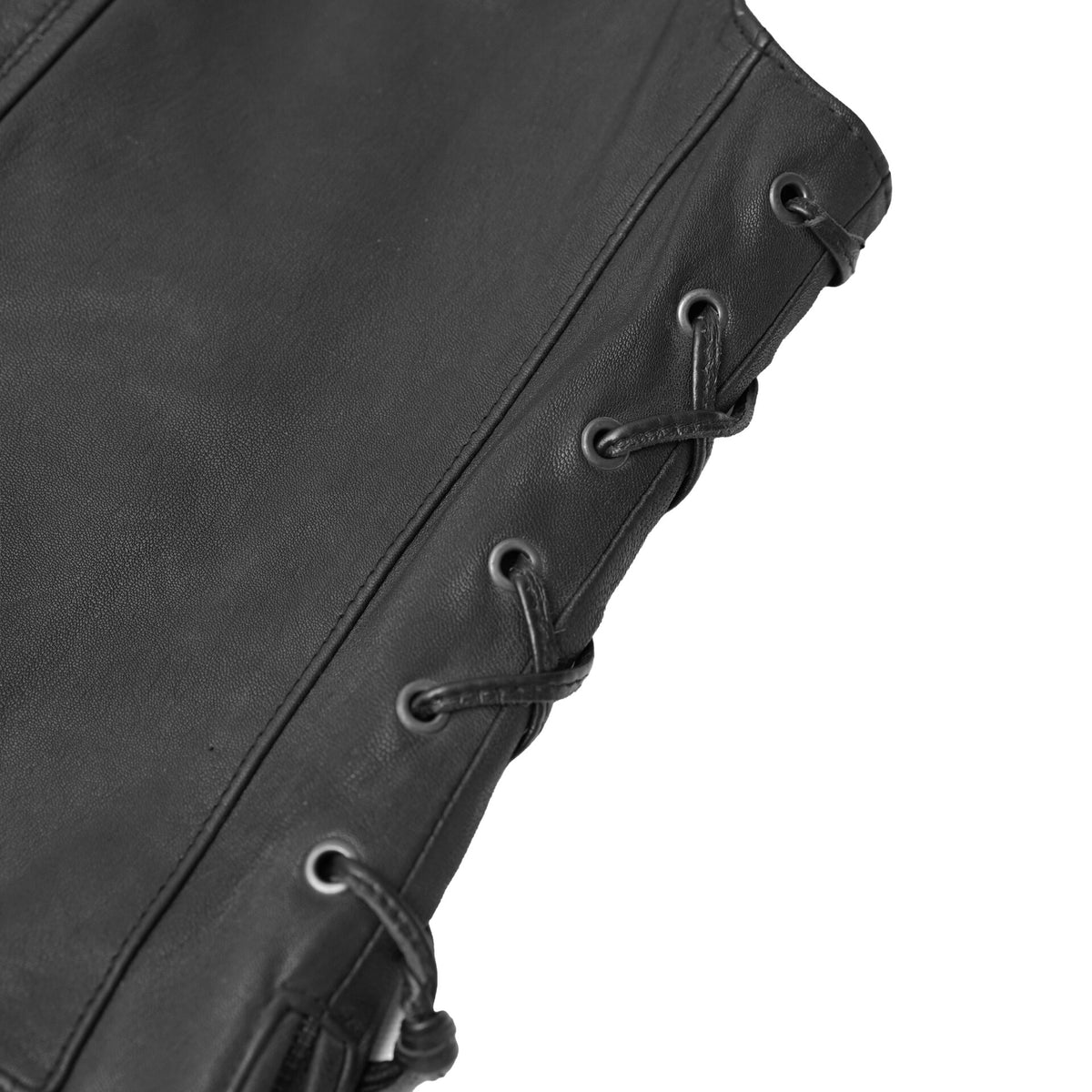 BSM2517 Women's Vest with Grommet and Lacing Accents